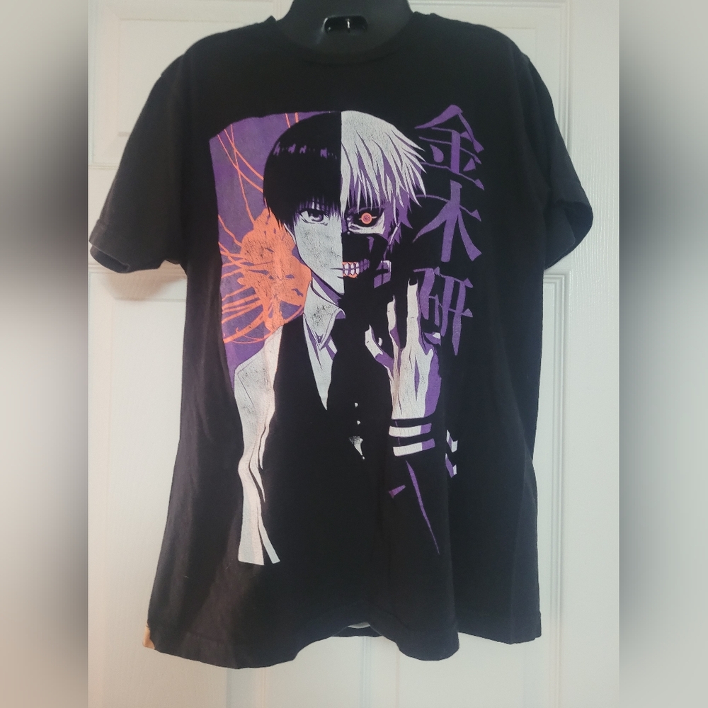 Anime Graphic Black T-Shirt Tokyo Ghoul